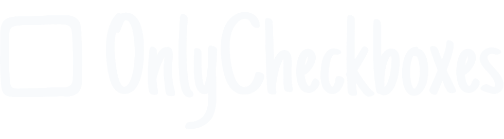 Only Checkboxes